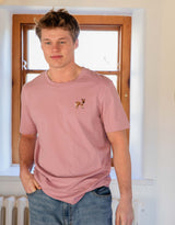 Painted Dog Embroidered Unisex T-Shirt