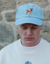 Painted Dog Embroidered Vintage Cap