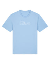 Family of Elephants Embroidered Unisex T-Shirt