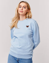 Peacock Butterfly Embroidered Unisex Sweatshirt