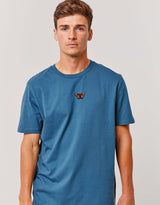 Peacock Butterfly Embroidered Unisex T-Shirt