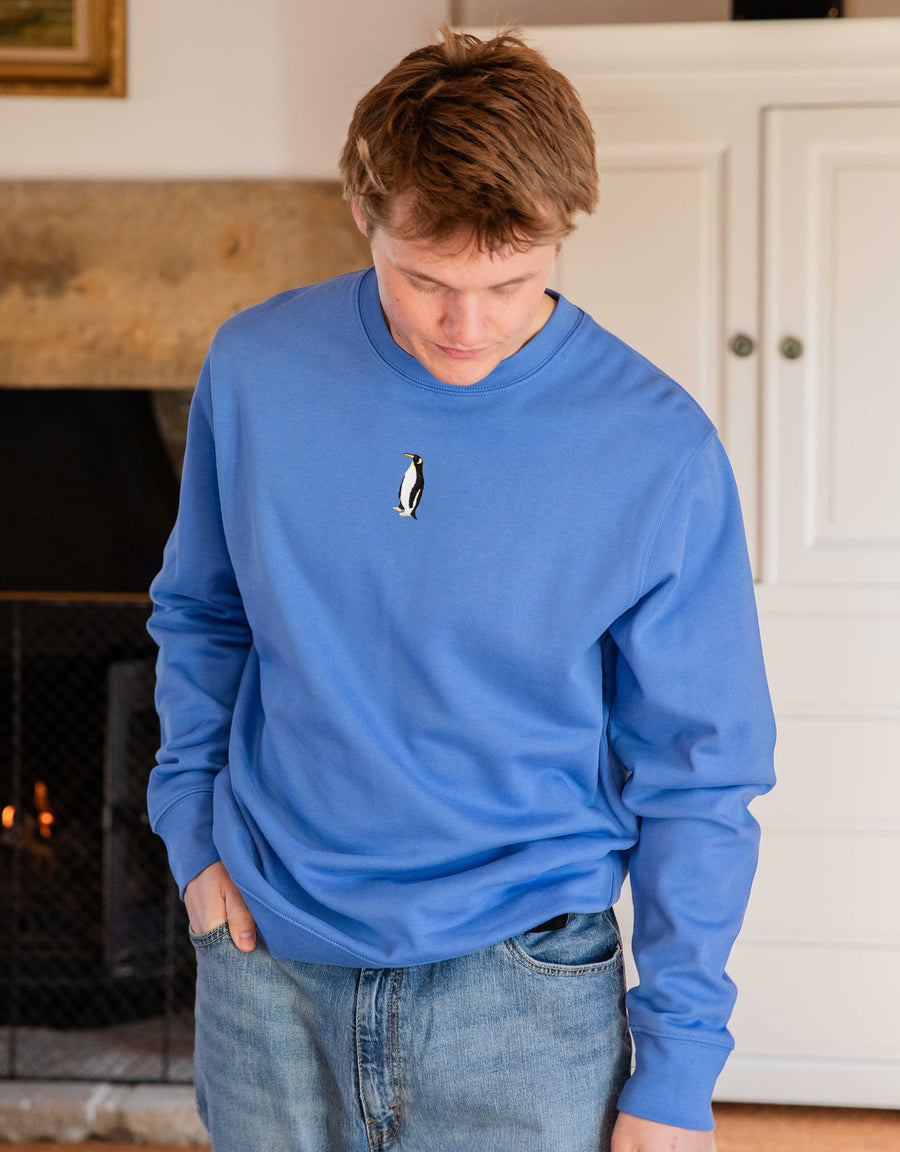 Penguin Embroidered Unisex Sweatshirt