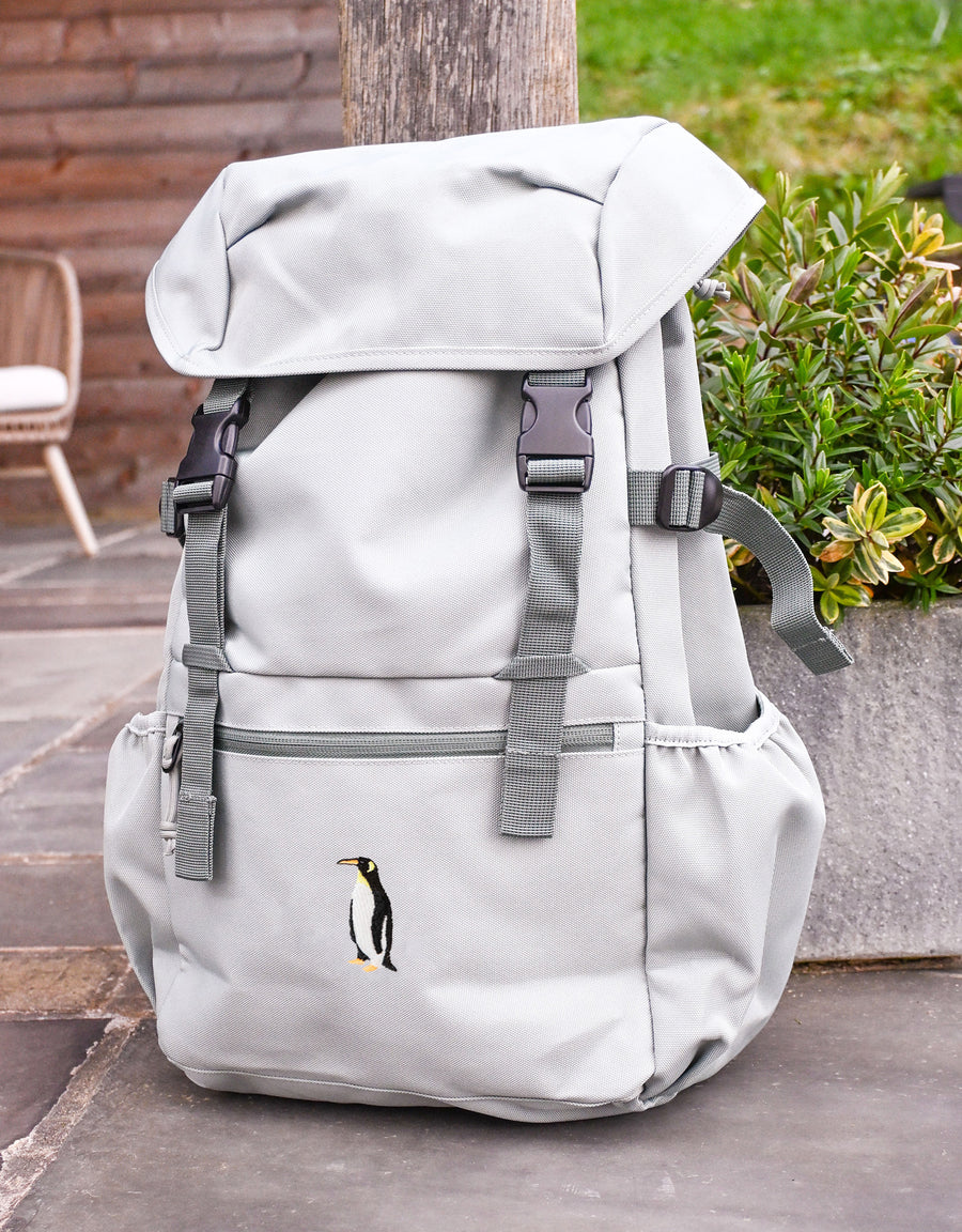 Penguin Embroidered Recycled Rucksack
