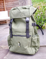Penguin Embroidered Recycled Rucksack