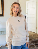 Penguin Embroidered Unisex Sweatshirt