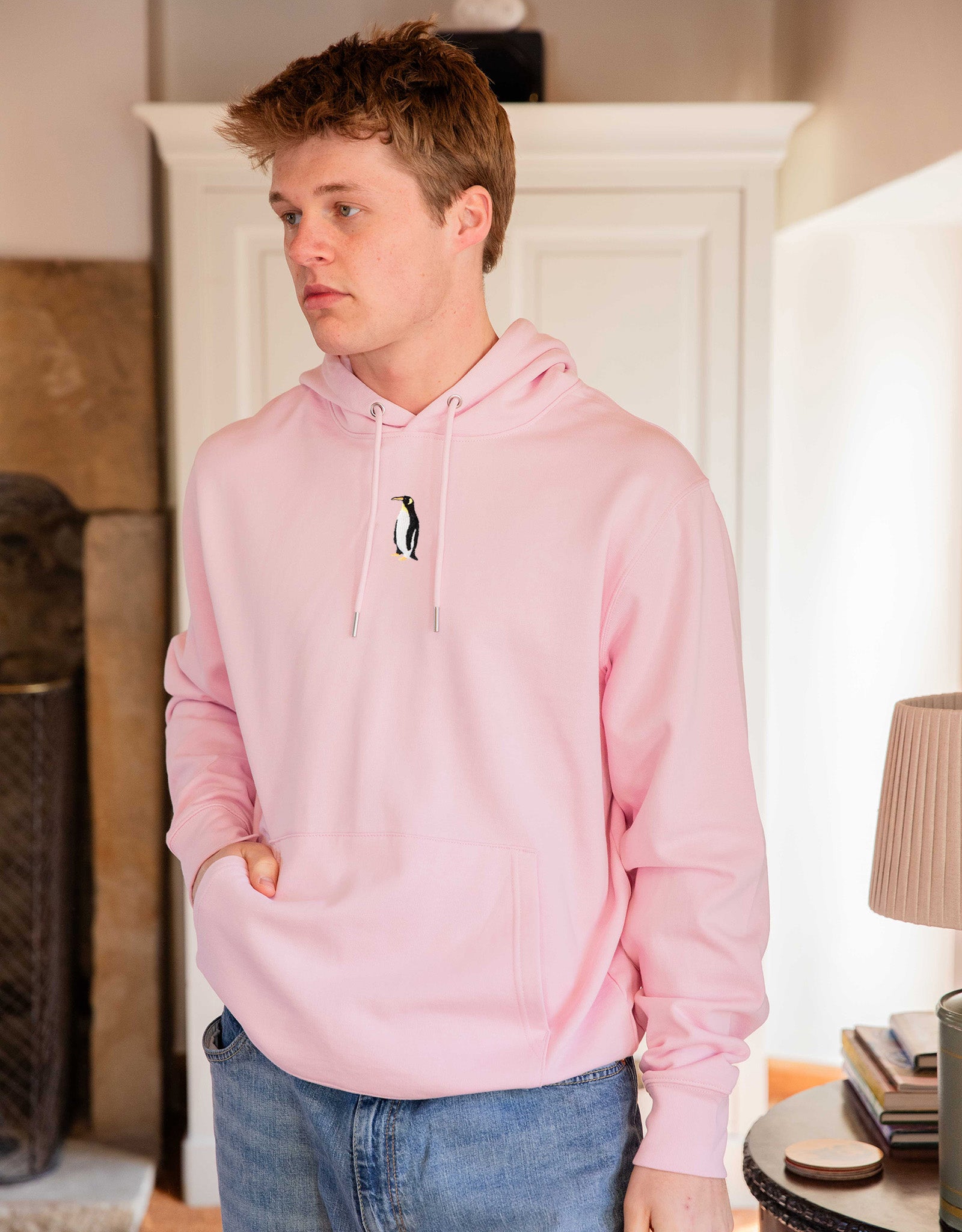 Penguin Embroidered Unisex Hoodie