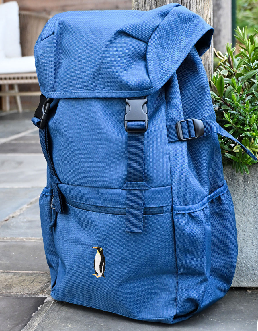 Penguin Embroidered Recycled Rucksack