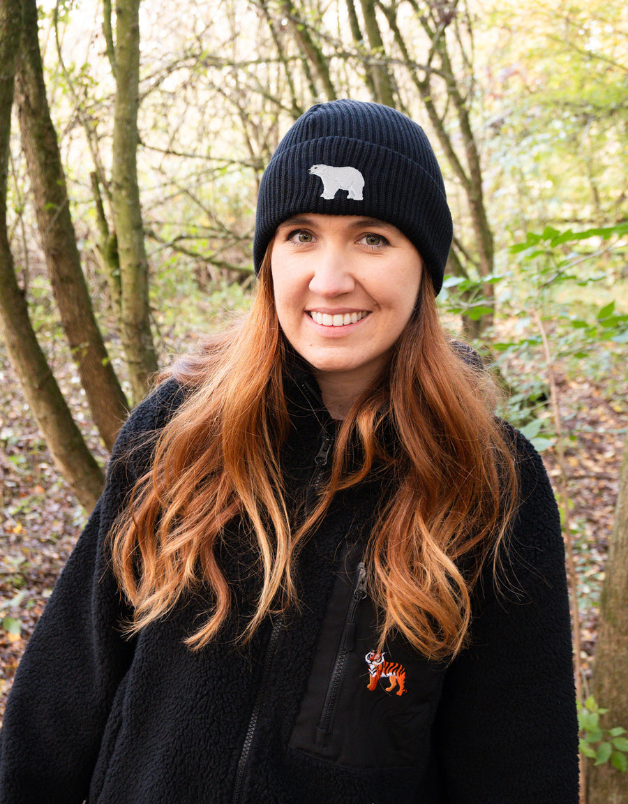 Polar Bear Embroidered Beanie