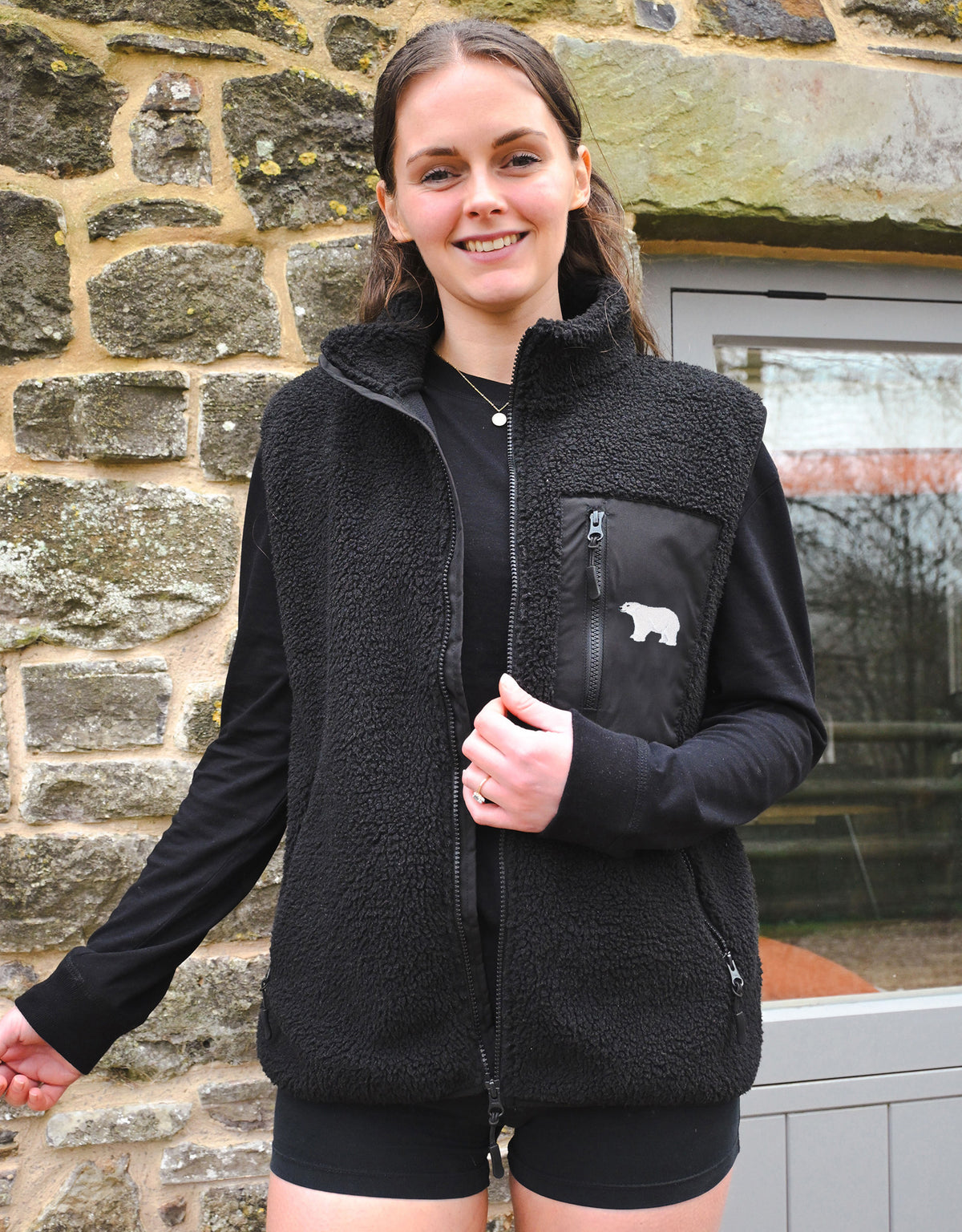 Polar Bear Recycled Polyester Fleece Gilet