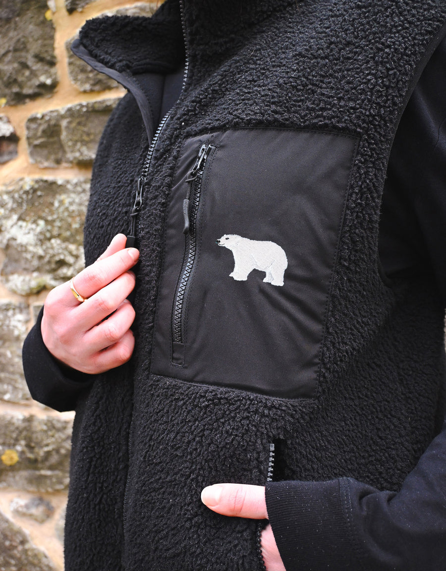 Polar Bear Recycled Polyester Fleece Gilet
