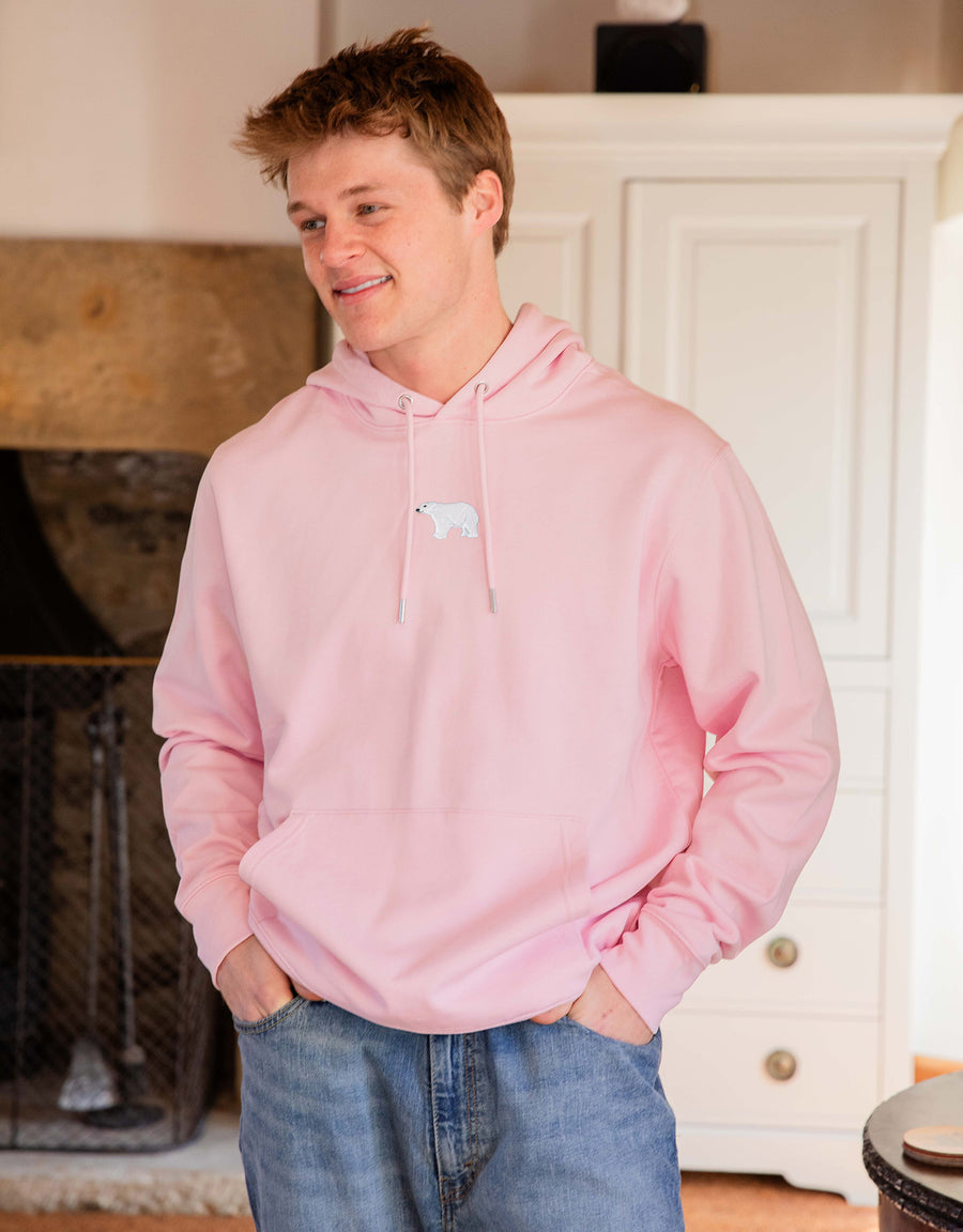 Polar Bear Embroidered Unisex Hoodie