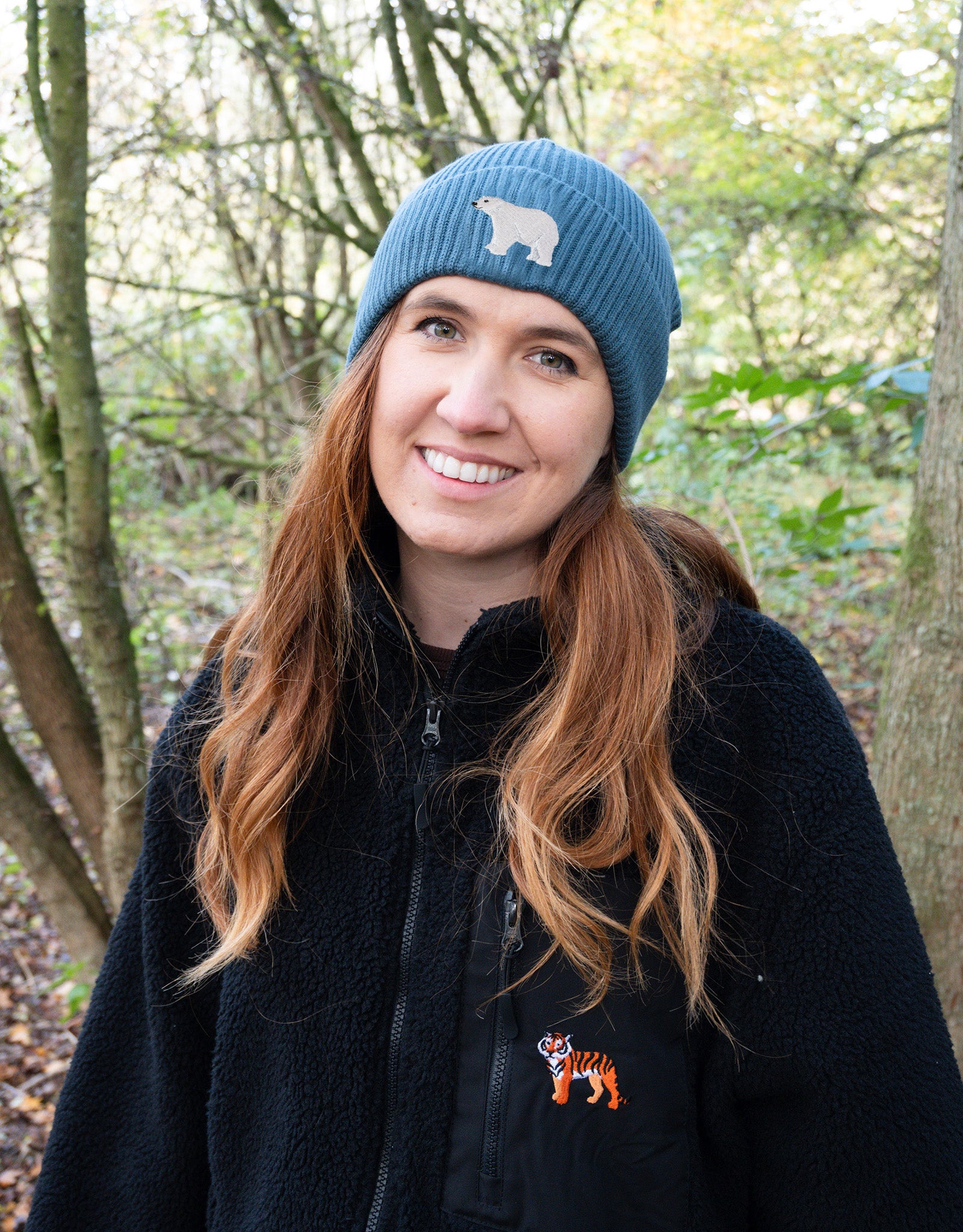 Polar Bear Embroidered Beanie