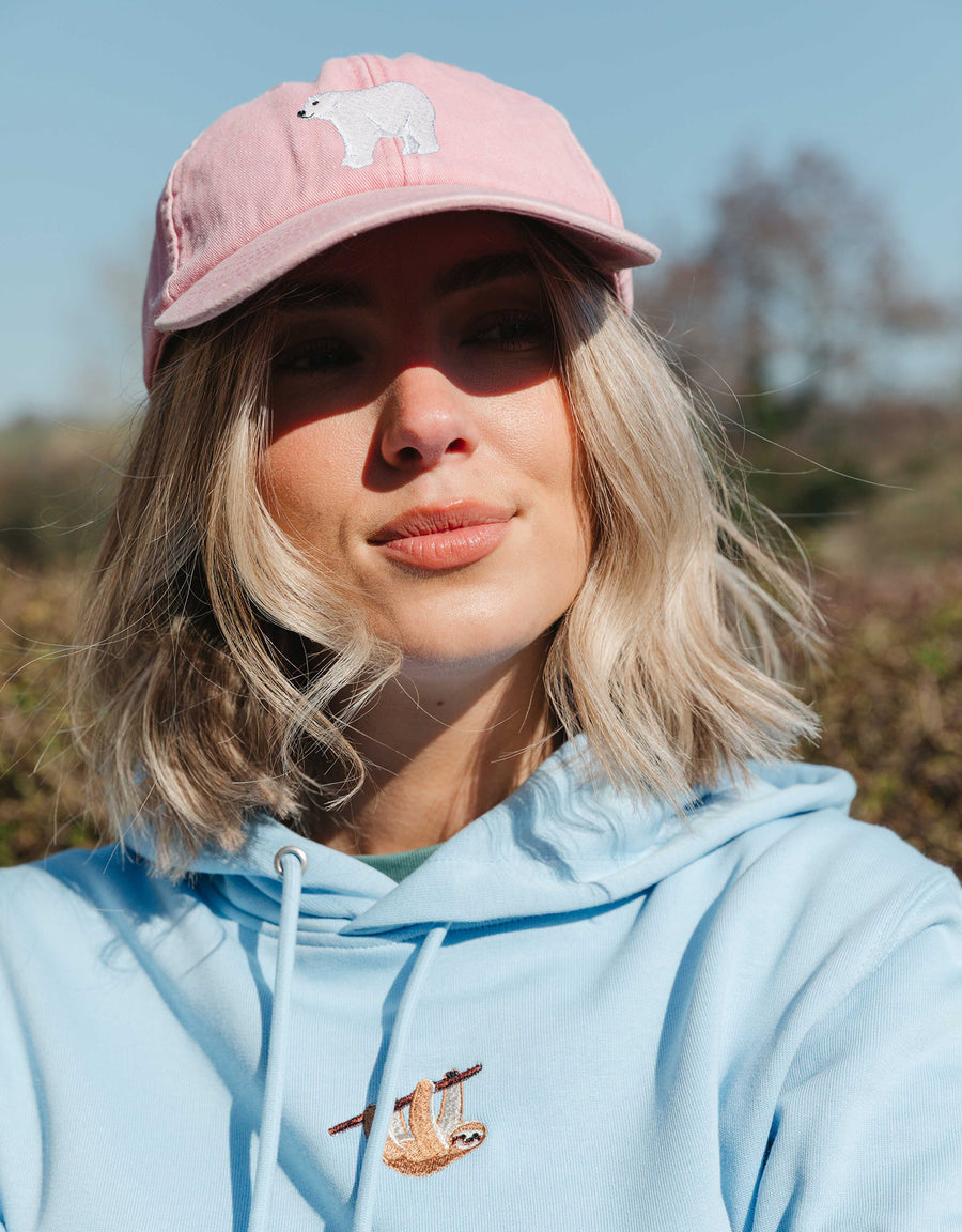Polar Bear Embroidered Vintage Cap