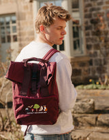 Protect Our Woodland Embroidered Fold-Top Backpack