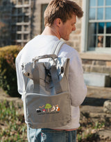 Protect Our Woodland Embroidered Fold-Top Backpack