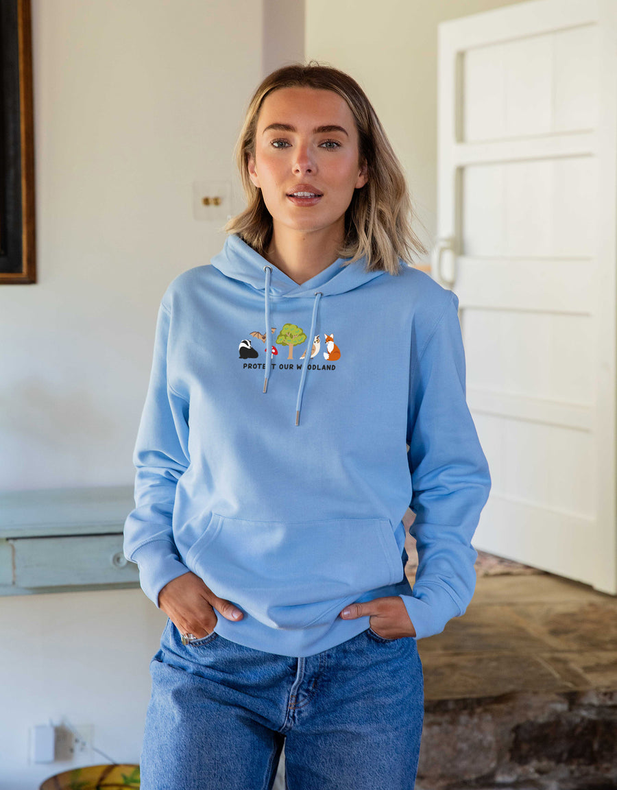 Protect Our Woodland Embroidered Unisex Hoodie