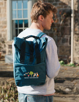 Protect Our Woodland Embroidered Fold-Top Backpack
