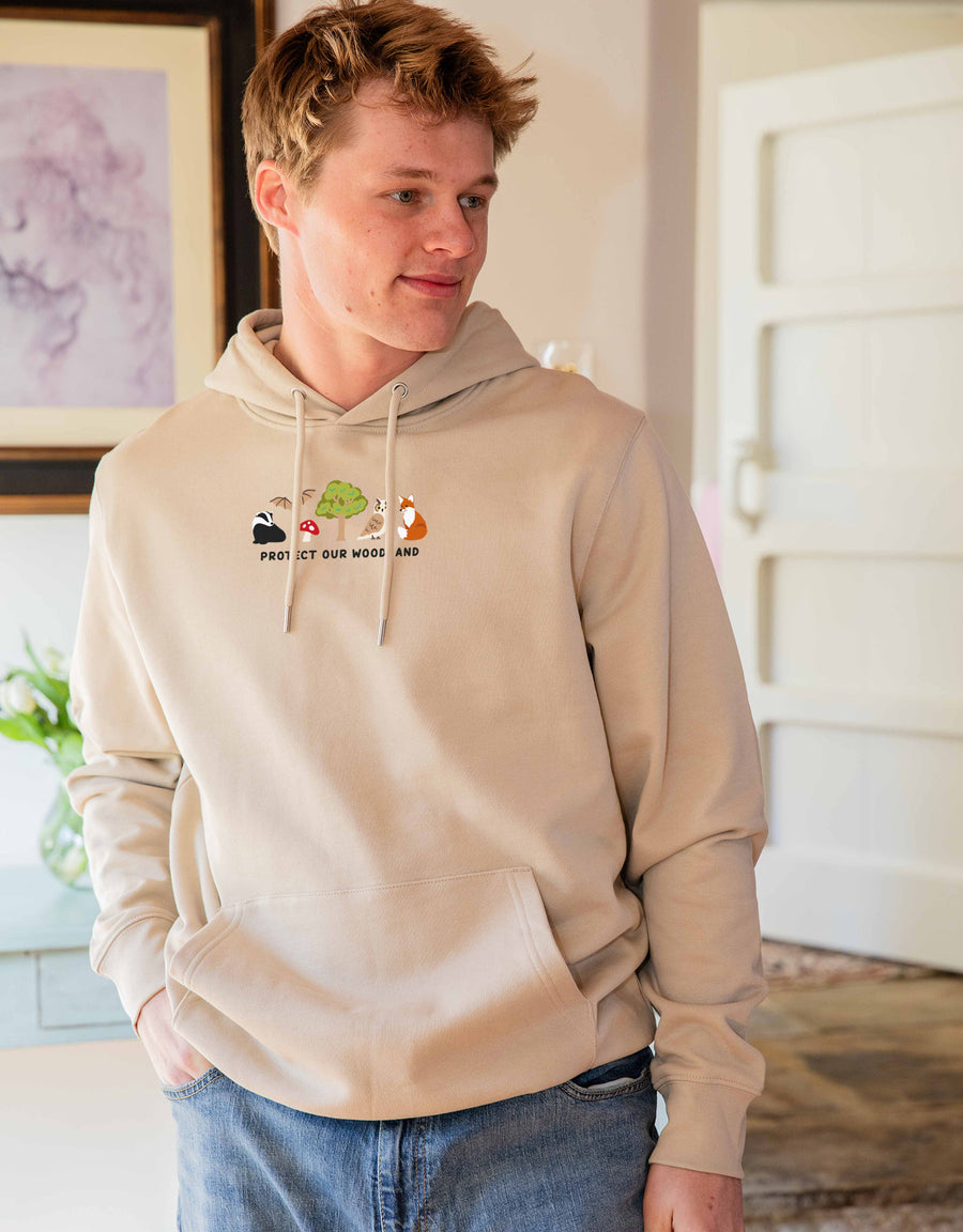 Protect Our Woodland Embroidered Unisex Hoodie