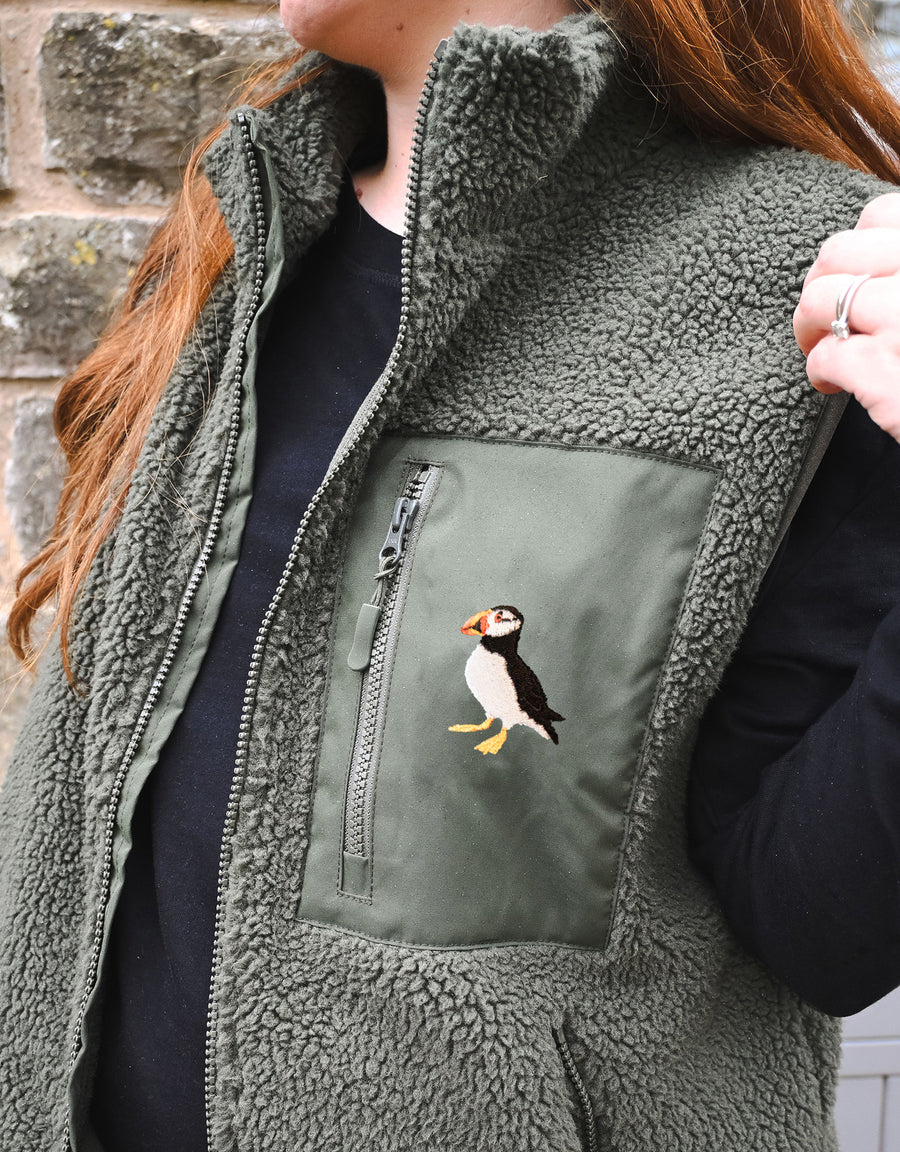 Puffin Recycled Polyester Fleece Gilet