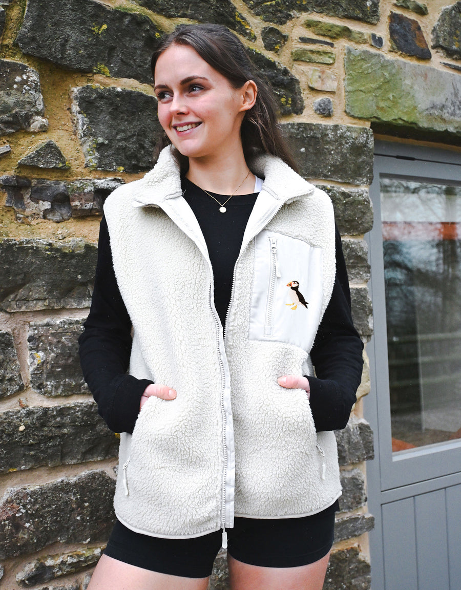 Puffin Recycled Polyester Fleece Gilet