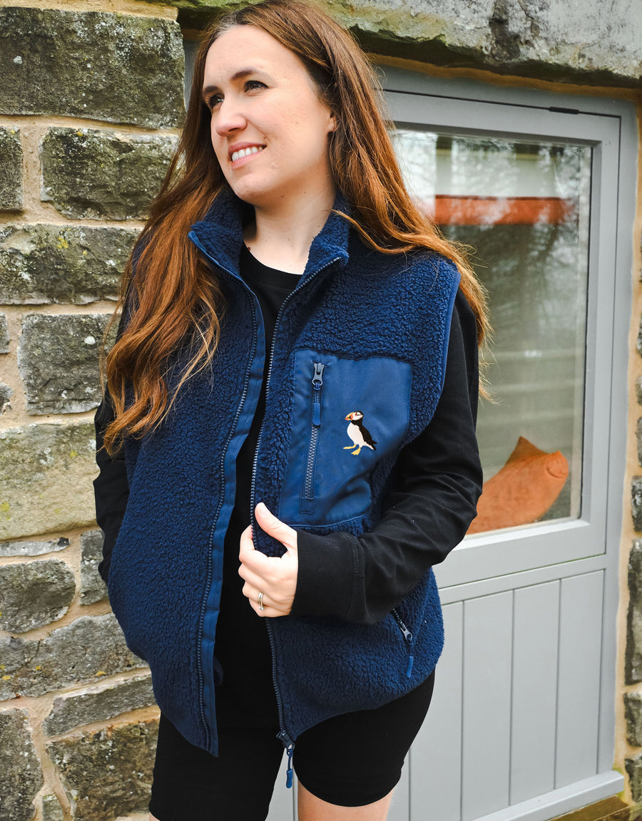 Puffin Recycled Polyester Fleece Gilet