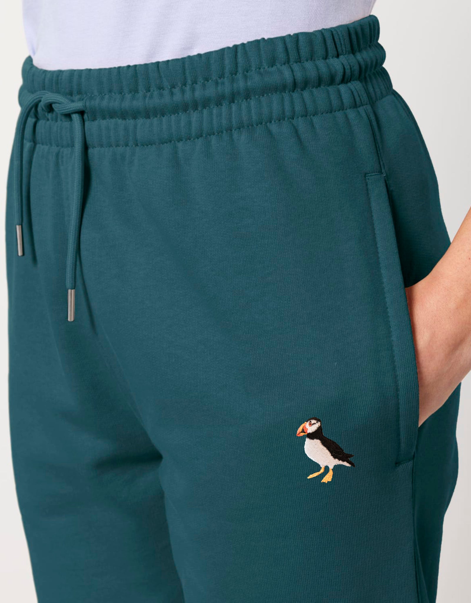 Puffin Embroidered Unisex Sweatpants