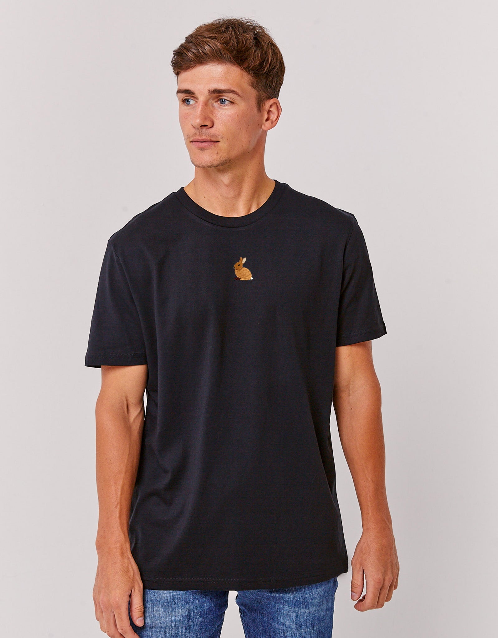 Rabbit Embroidered Unisex T-Shirt