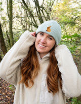 Rabbit Embroidered Beanie