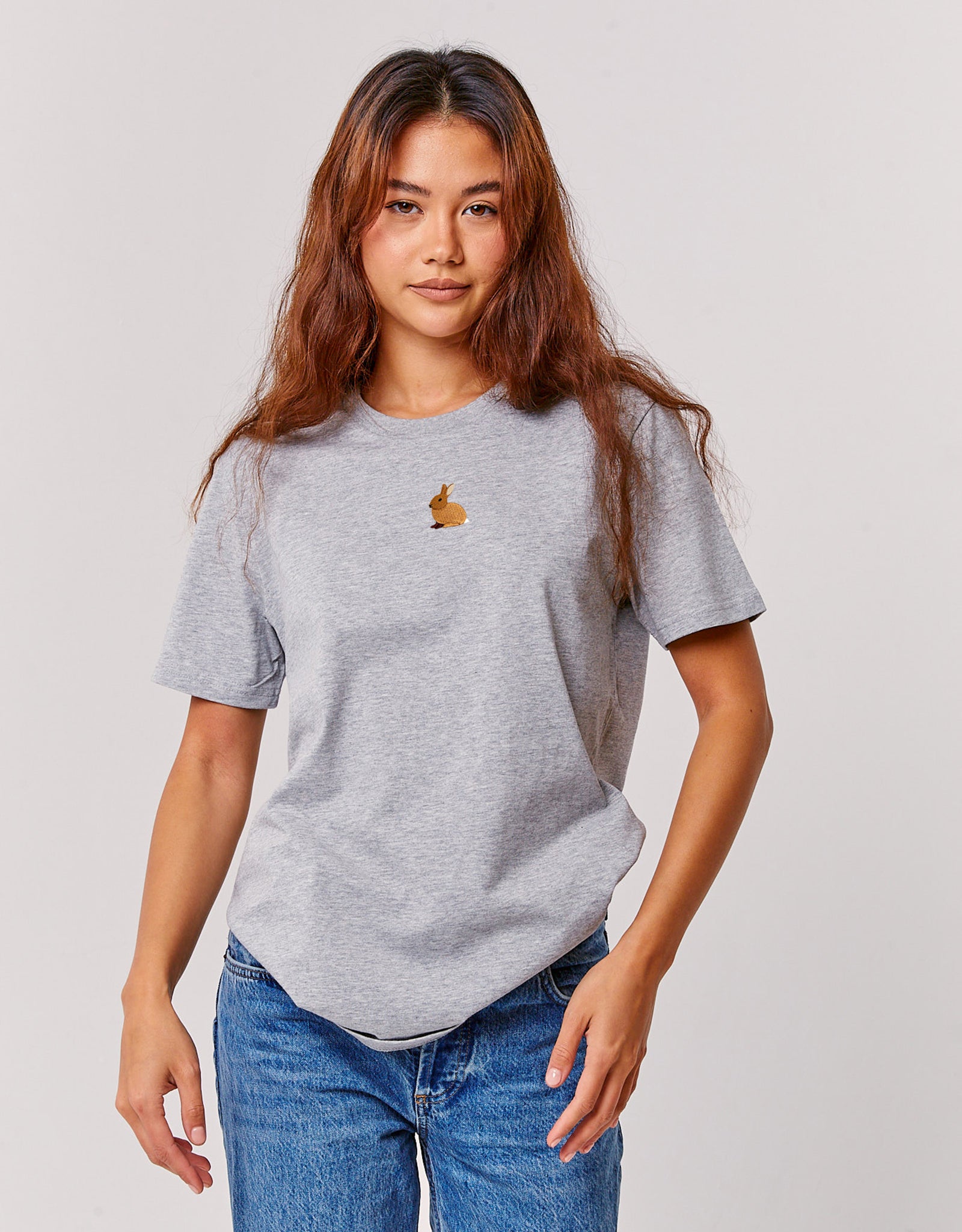 Rabbit Embroidered Unisex T-Shirt