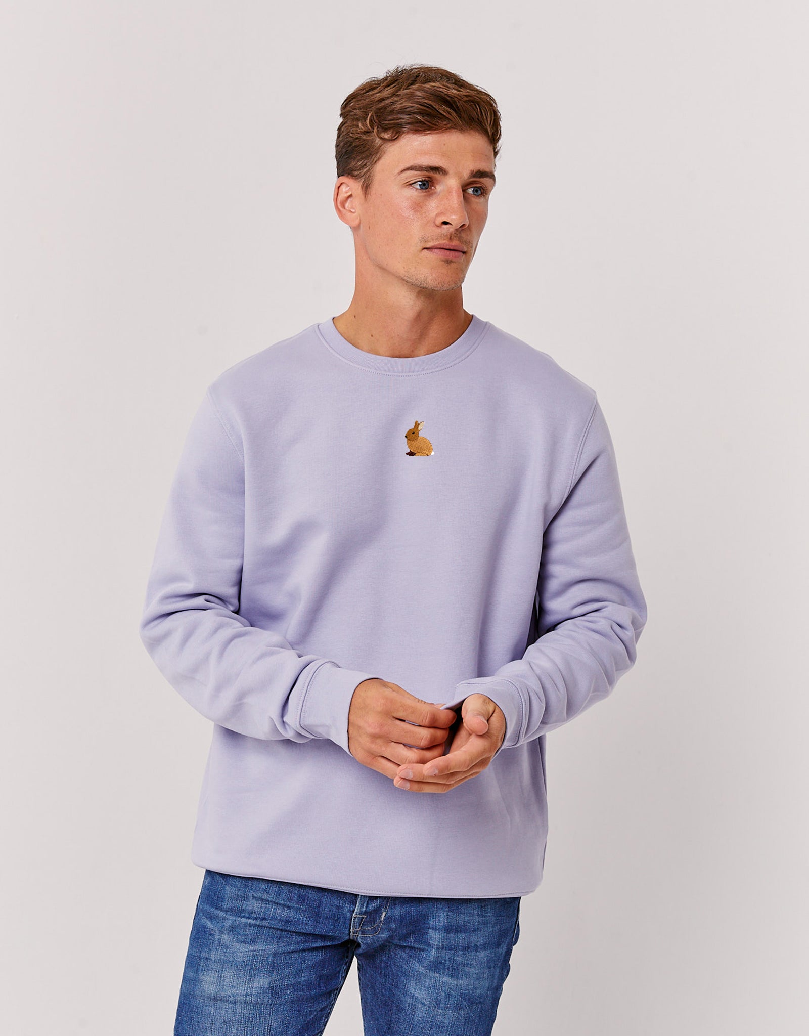 Rabbit Embroidered Unisex Sweatshirt