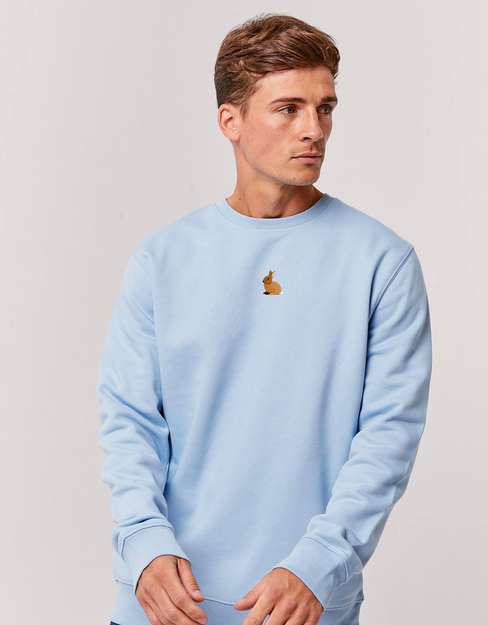 Rabbit Embroidered Unisex Sweatshirt