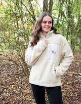 Raccoon 1/4 Zip Recycled Polyester Fleece