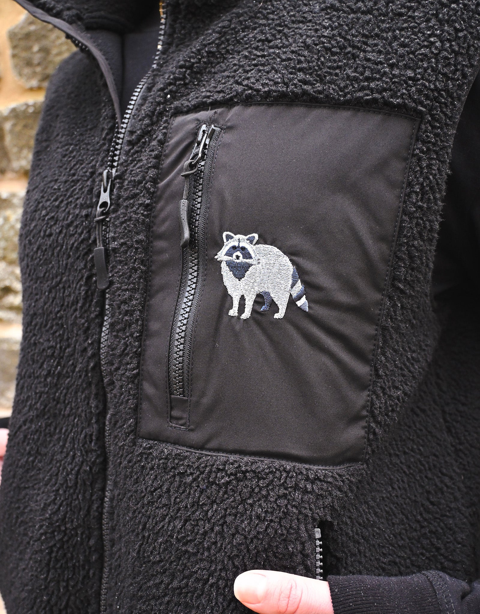 Raccoon Recycled Polyester Fleece Gilet