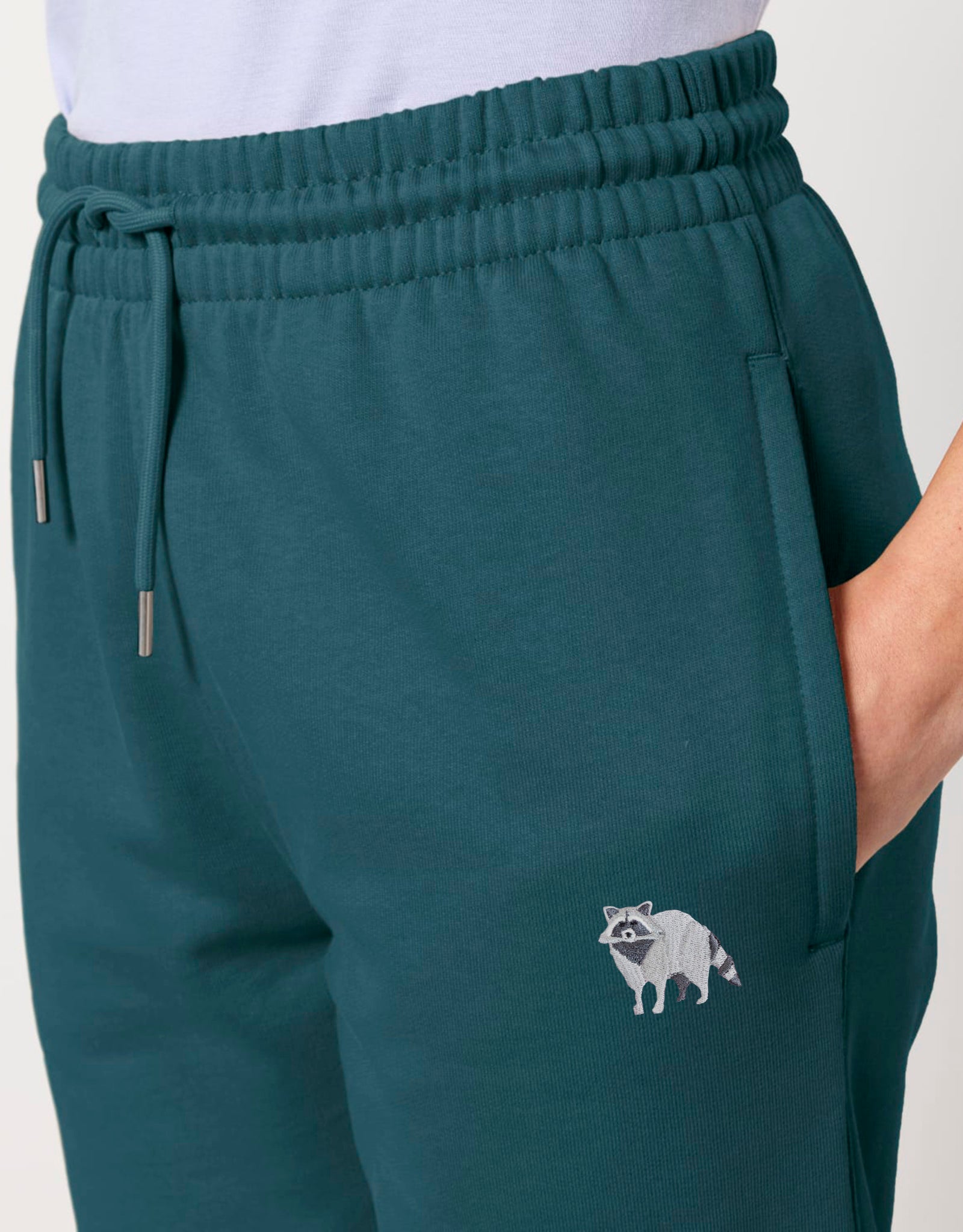 Raccoon Embroidered Unisex Sweatpants