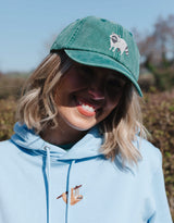 Raccoon Embroidered Vintage Cap