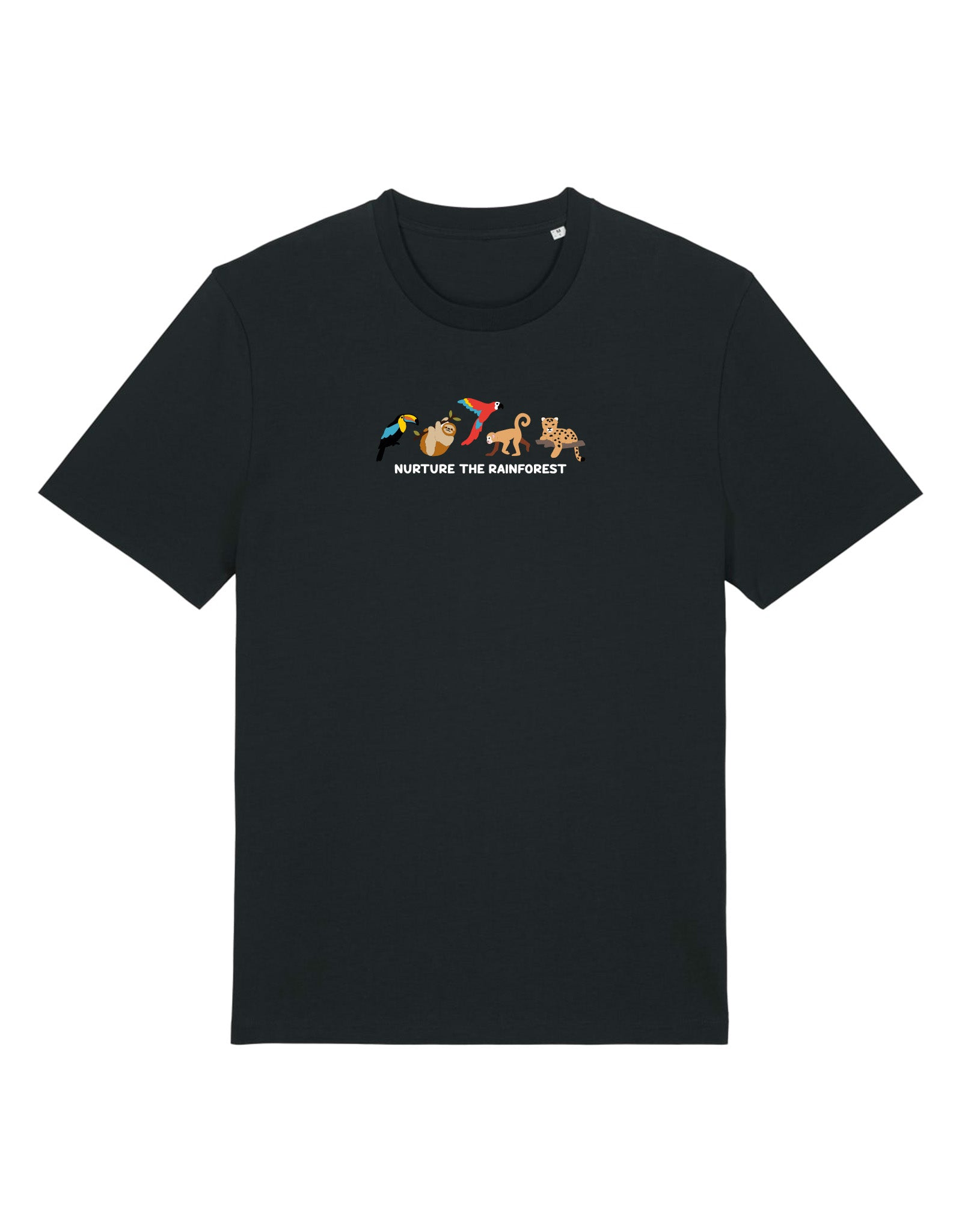 Nurture The Rainforest Embroidered Unisex T-Shirt