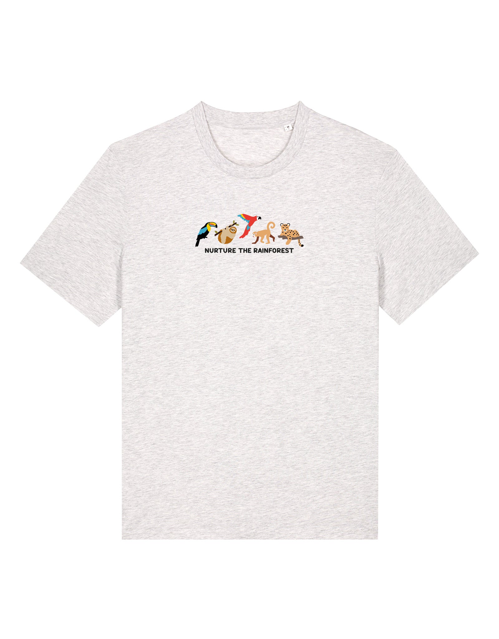 Nurture The Rainforest Embroidered Unisex T-Shirt