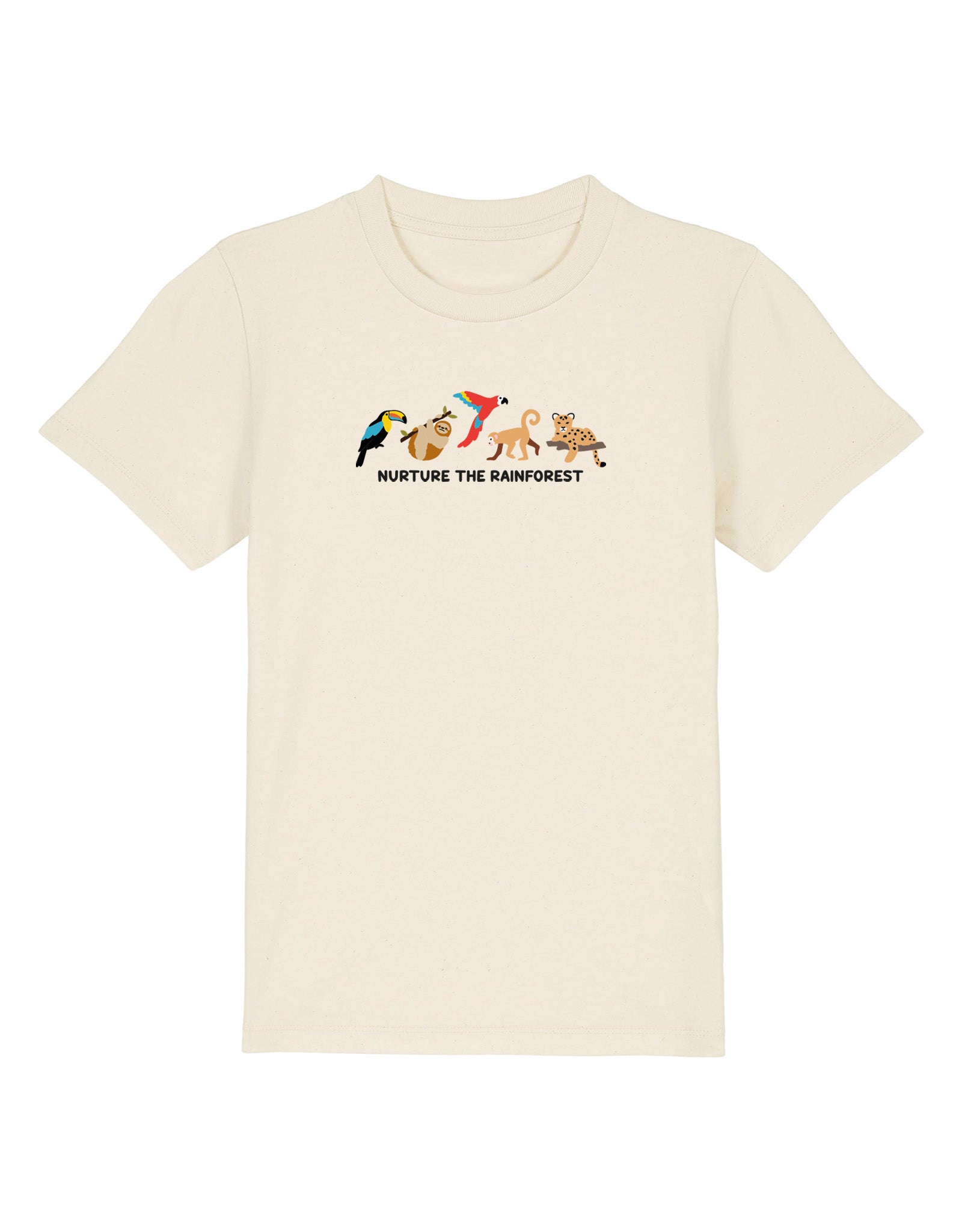 LIMITED Nurture The Rainforest Embroidered Childrens T-Shirt