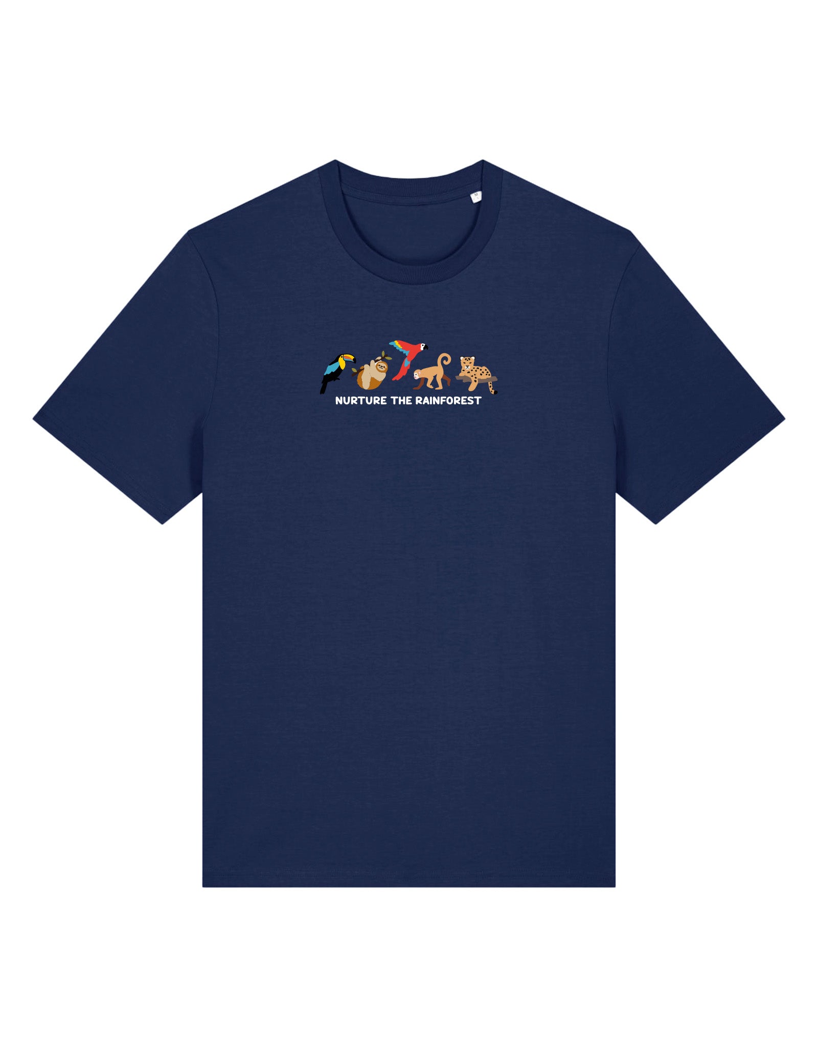 Nurture The Rainforest Embroidered Unisex T-Shirt