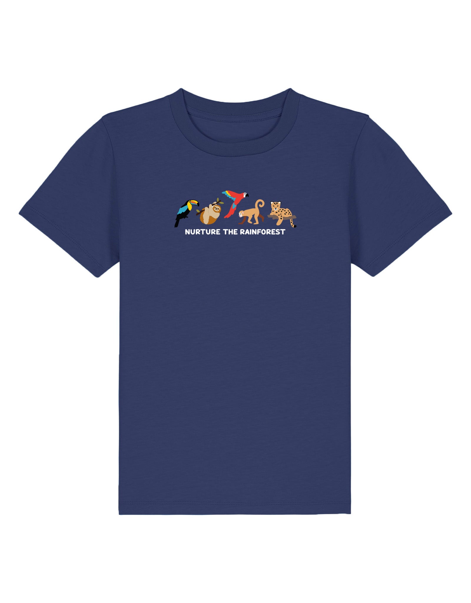 LIMITED Nurture The Rainforest Embroidered Childrens T-Shirt