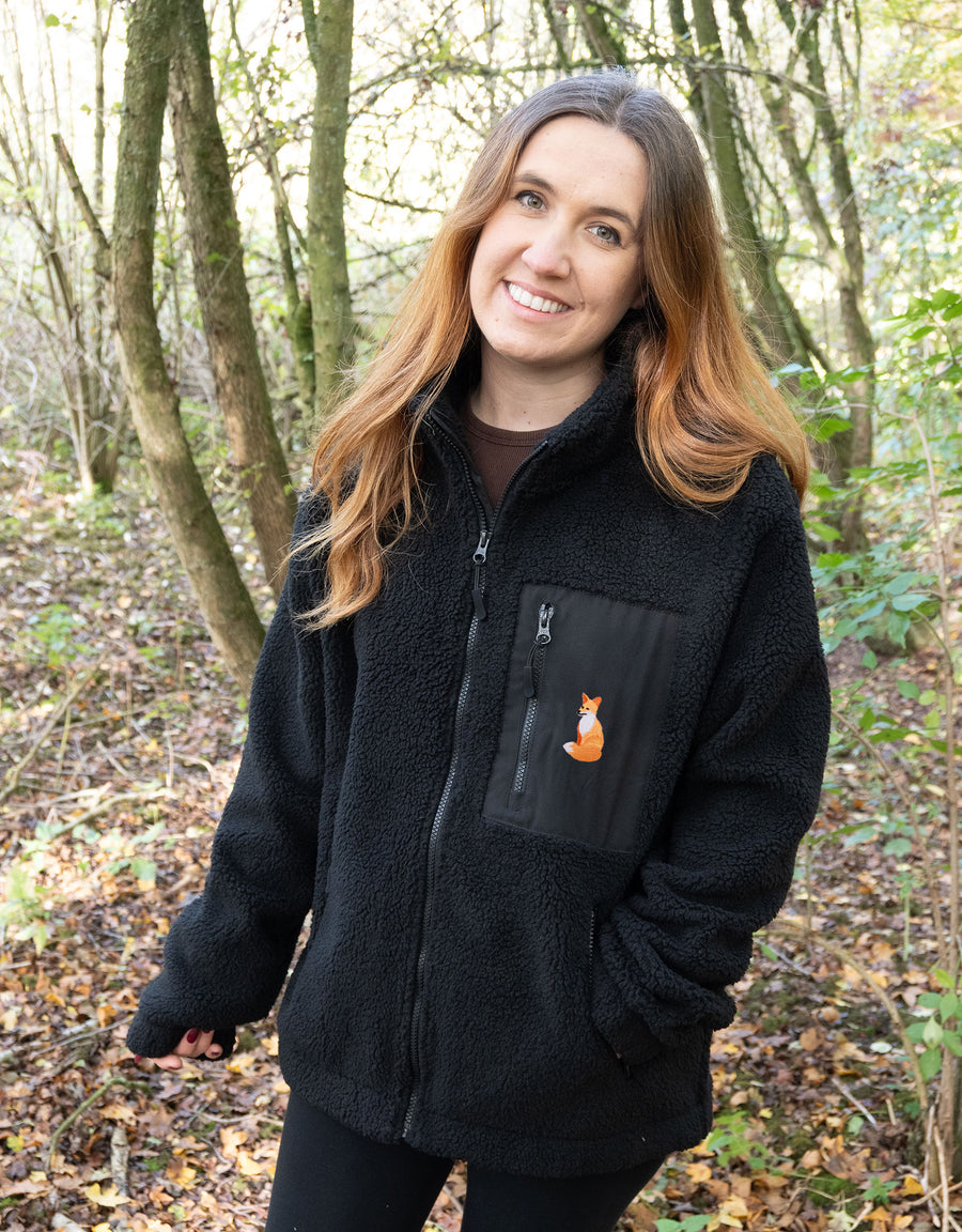 Red Fox Full Zip Recycled Polyester Fleece