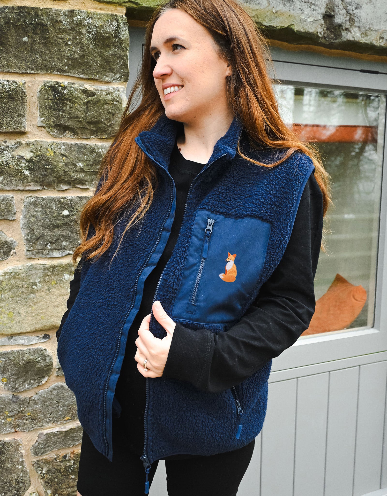 Red Fox Recycled Polyester Fleece Gilet