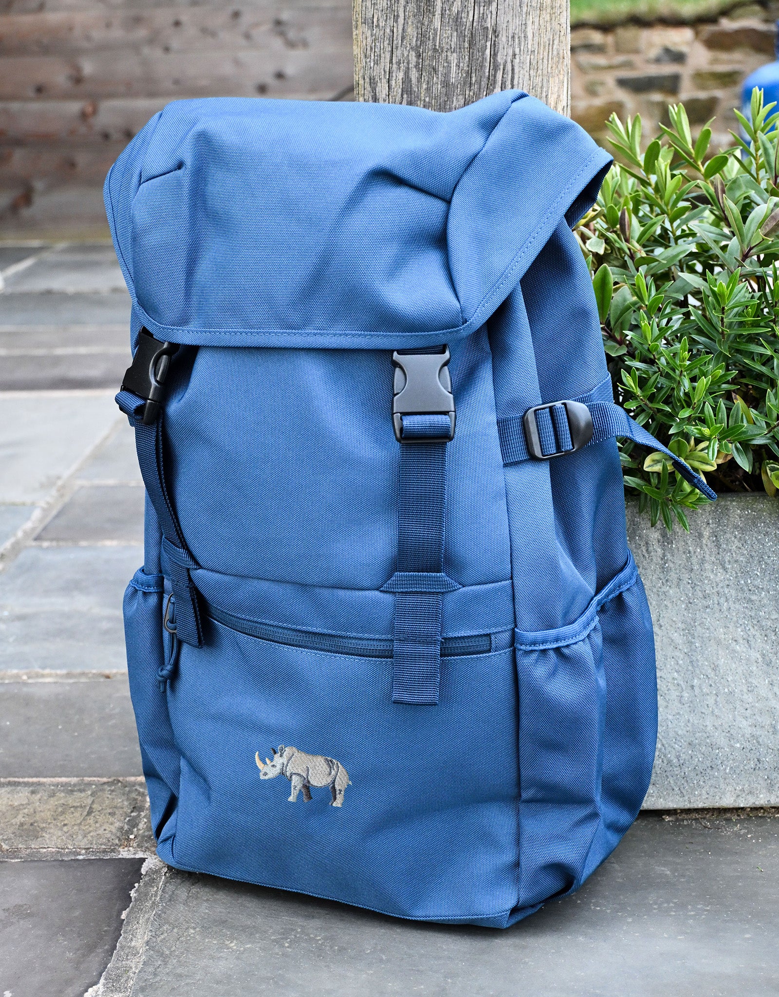 Rhino Embroidered Recycled Rucksack