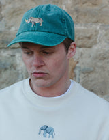 Rhino Embroidered Vintage Cap