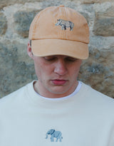 Rhino Embroidered Vintage Cap