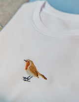 Robin Embroidered Unisex Oversized Tee