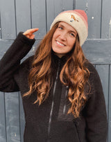 Robin Embroidered Tonal Beanie