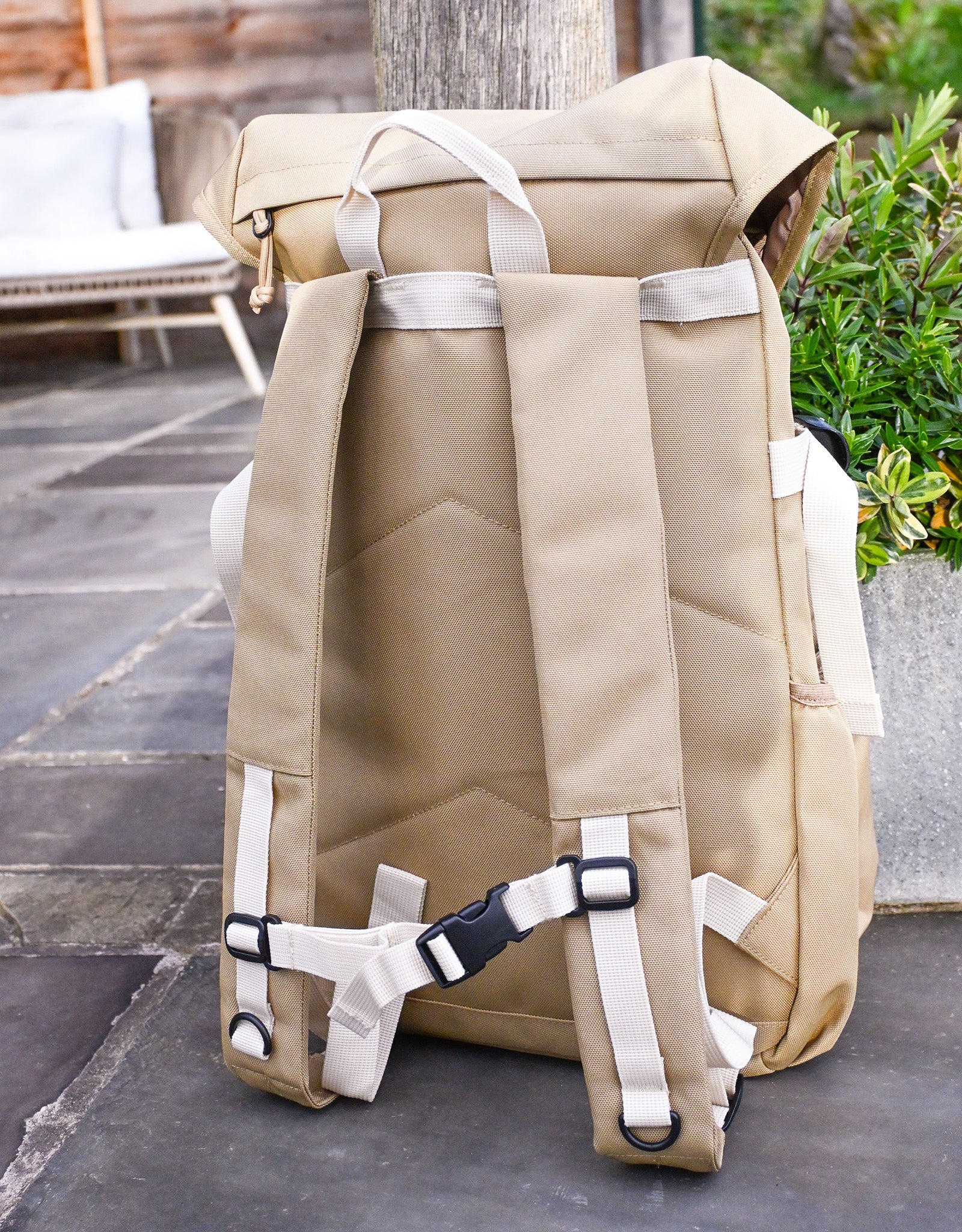 Tiger Embroidered Recycled Rucksack