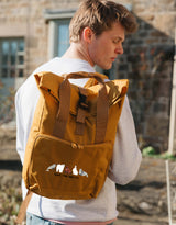 Save The Arctic Embroidered Fold-Top Backpack
