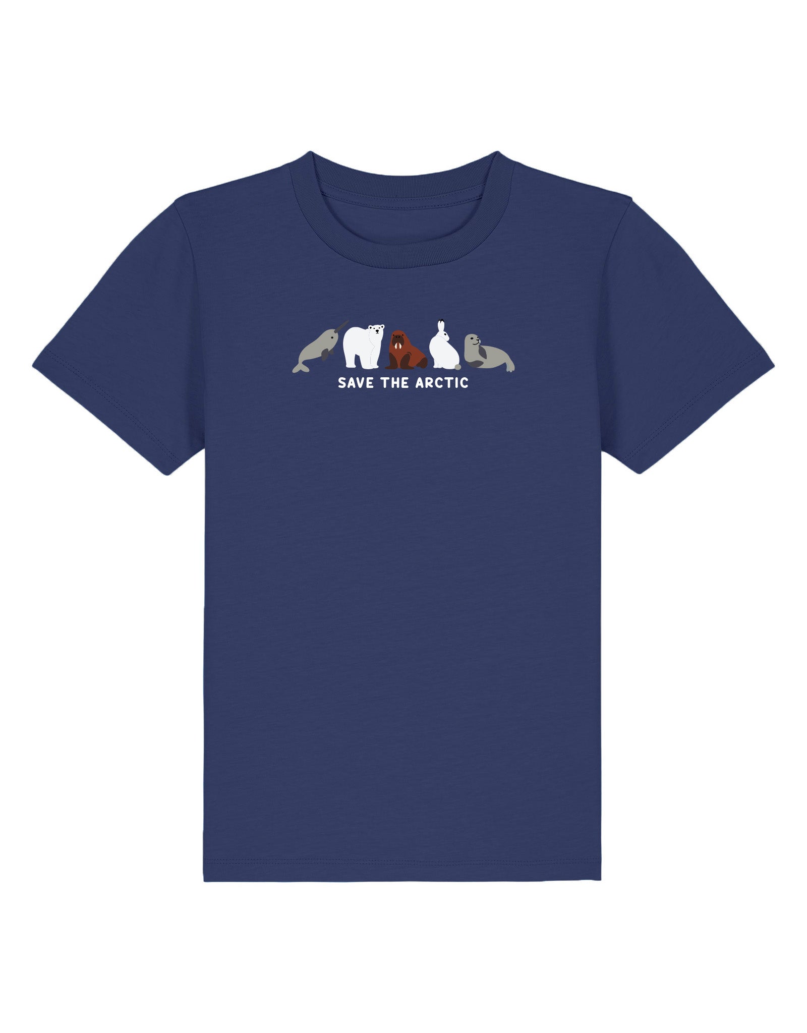 Save The Arctic Embroidered Childrens T-Shirt